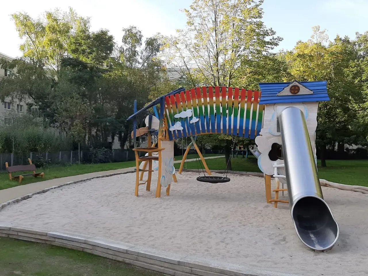 Spielplatz in der Regenbogenkita