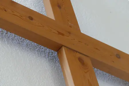 Bildausschnitt vom Kreuz - die Mitte