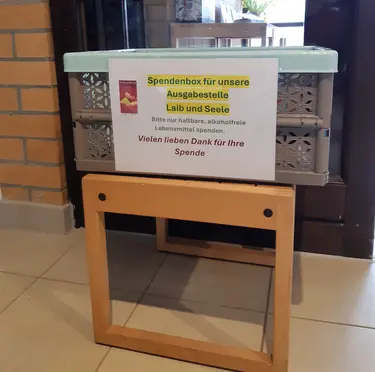 Sammelkiste für Lebensmittel